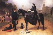 Sir Edwin Landseer Queen Victoria at Osborne House (mk25) oil painting reproduction